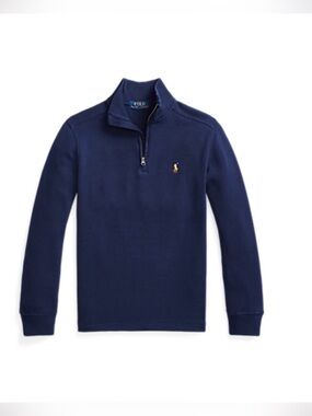 ♥️ Polo Ralph Lauren Navy Quarter-Zip Pullover